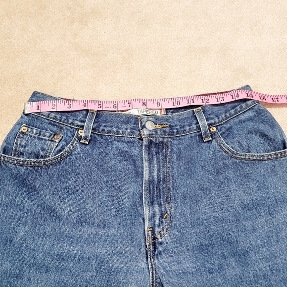 Levi’s 550 Relaxed Fit Jeans Women 12M 100% Cotton Straight Leg Classic Denim - Picture 10 of 14